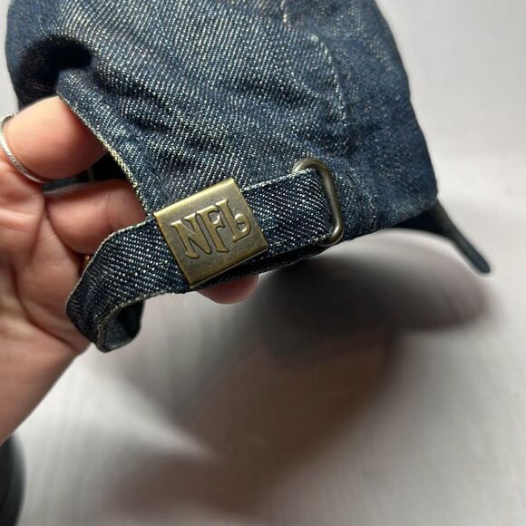 Vintage NFL Pittsburgh Steelers Jean Denim  Adjustable Hat Cap SnapBack - Picture 6 of 10